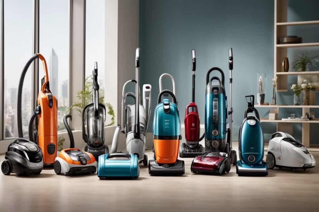 Various Vacuum Cleaner Types